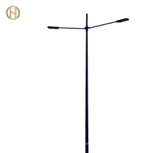 7M Hot Dip Galvanized Q235 Street Lighting Pole With Doubole Arm